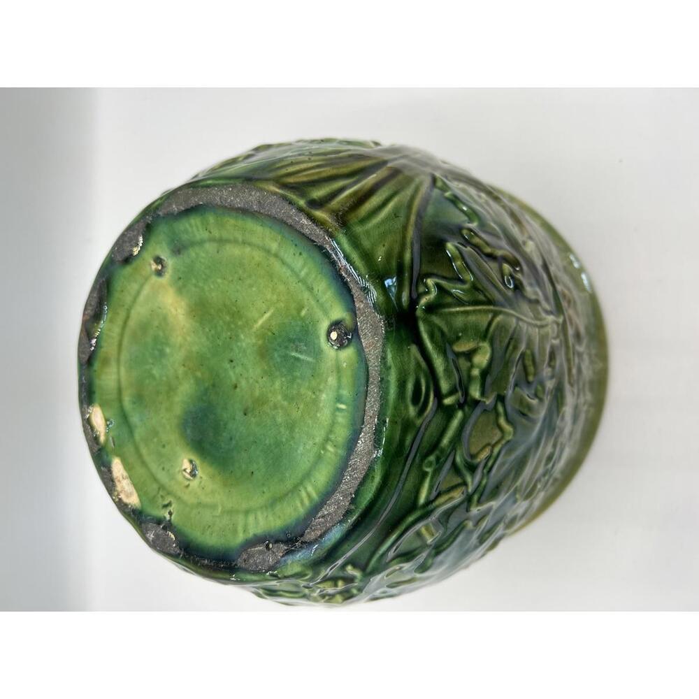 Weller Clinton 1900s Green Glazed Jardiniere Planter - Picture 4 of 4